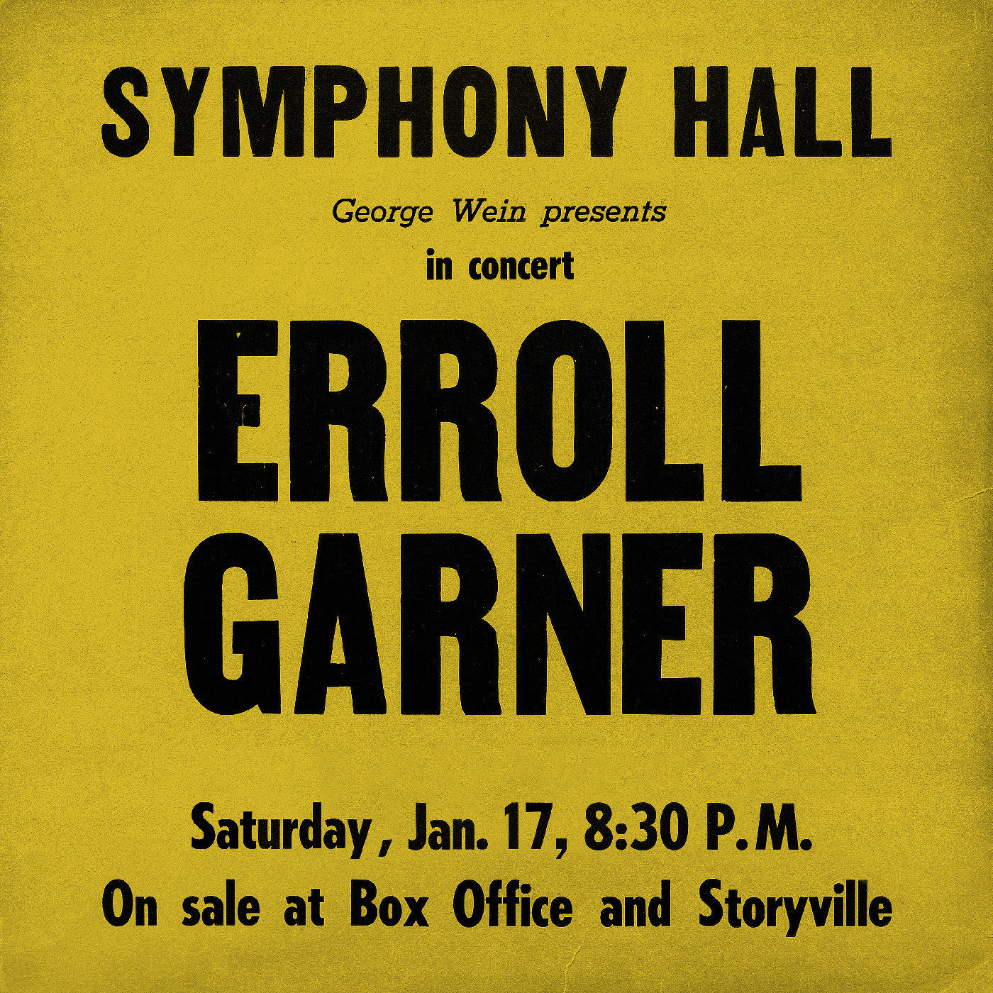 Garner, Erroll - Symphony Hall Concert |-