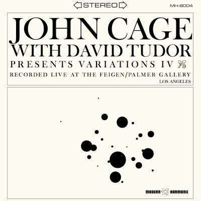 Cage, John With David Tudor - Variations IV (CLEAR VINYL) |-