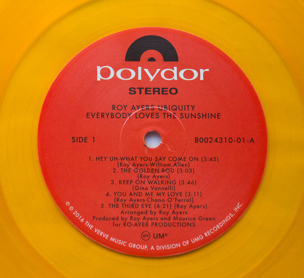 Roy Ayers Ubiquity - Everybody Loves The Sunshine | Mint (M) Mint (M)-