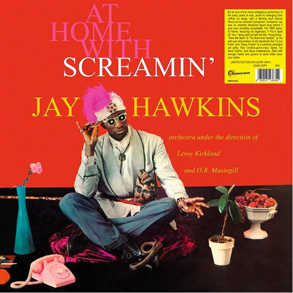 Screamin' Jay Hawkins - At Home with (CLEAR VINYL LIMITED & NUMBERED) | Mint (M) Excellent+ (EX+)-