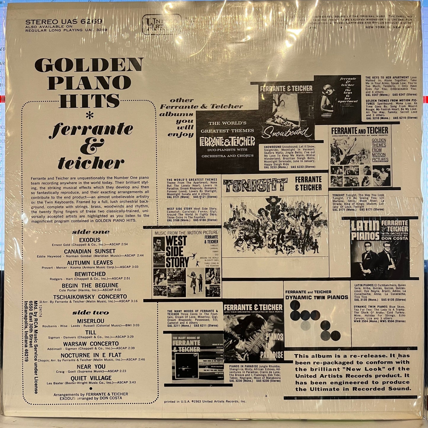 Ferrante & Teicher - Golden Piano Hits *SEALED/CLUB* | Mint (M) Mint (M)-