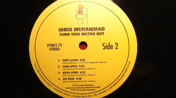 Idris Muhammad - Turn This Mutha Out (VINYL) | Mint (M) Mint (M)-