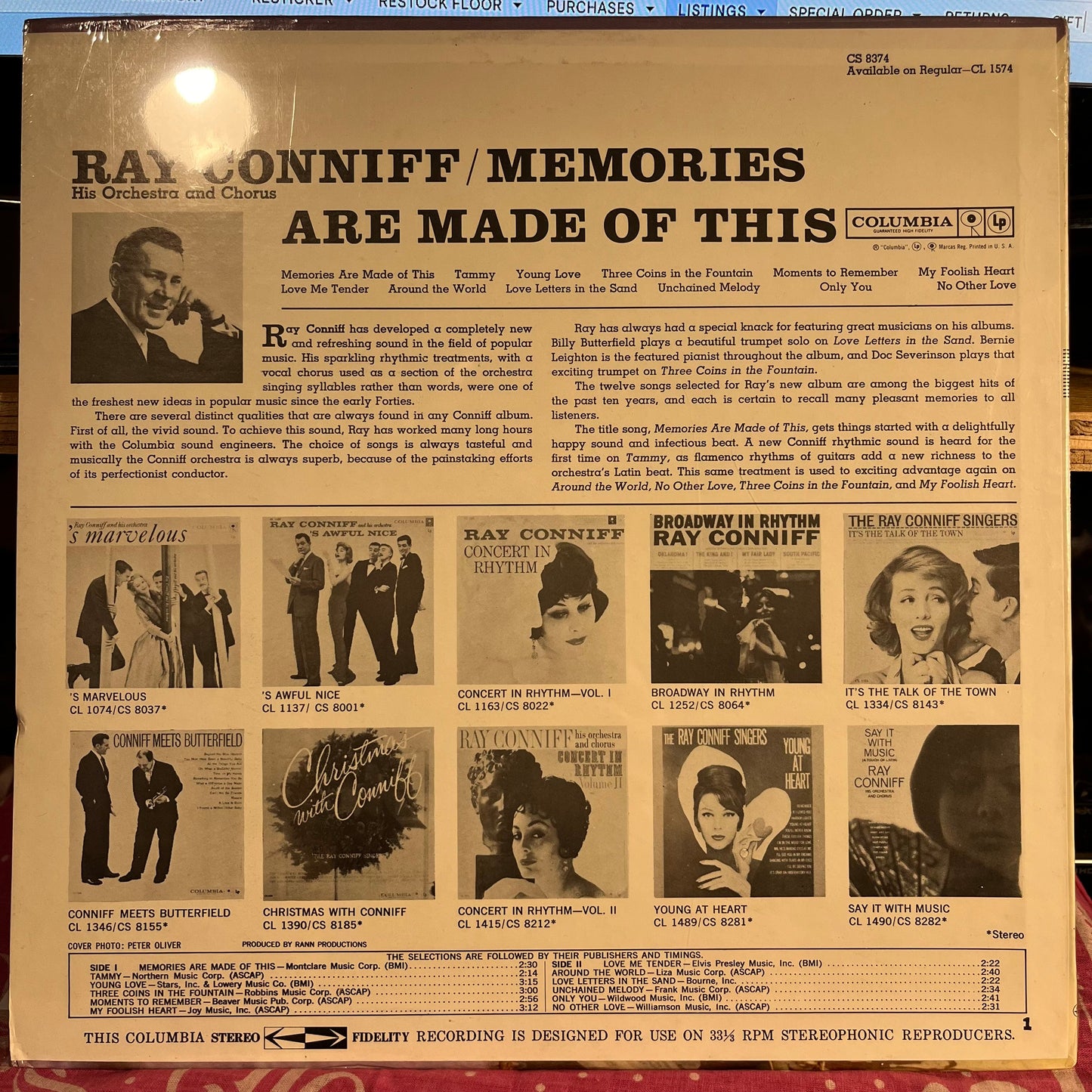 Ray Conniff And His Orchestra & Chorus - Memories Are Made Of This *SEALED* | Mint (M) Mint (M)-