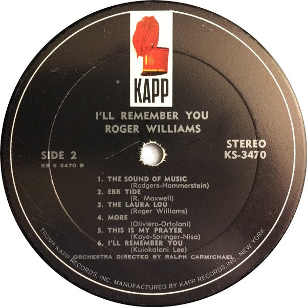 Roger Williams (2) - I'll Remember You *SEALED* | Mint (M) Mint (M)-