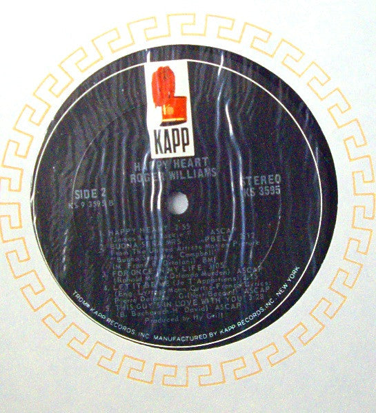 Roger Williams (2) - Happy Heart *SEALED* | Mint (M) Near Mint (NM)-