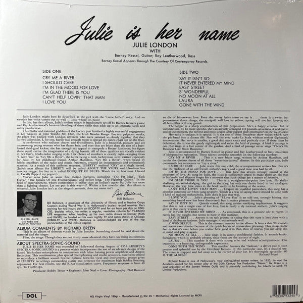 Julie Is Her Name (180g VINYL / 2025 REISSUE) | Mint (M) Mint (M)-