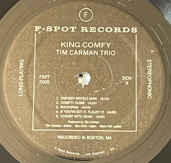 Tim Carman Trio - King Comfy | Mint (M) Near Mint (NM)-