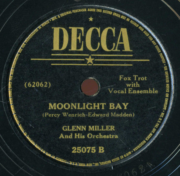 Glenn Miller And His Orchestra - Peg O' My Heart / Moonlight Bay | Excellent (EX) Generic-