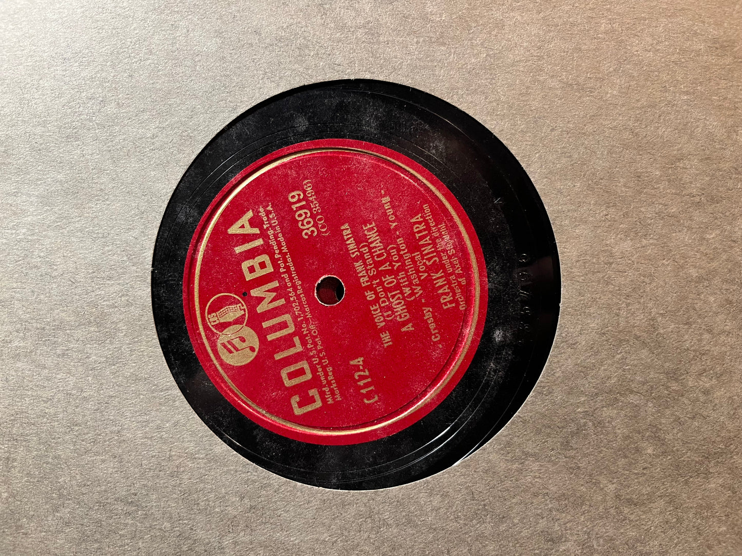 Frank Sinatra - The Voice Of Frank Sinatra (4x10" 78RPM) | Excellent+ (EX+) Very Good Plus (VG+)-