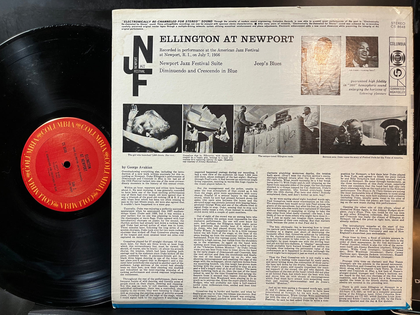Duke Ellington And His Orchestra - Ellington At Newport (VINYL LP) | Excellent+ (EX+) Excellent (EX)-