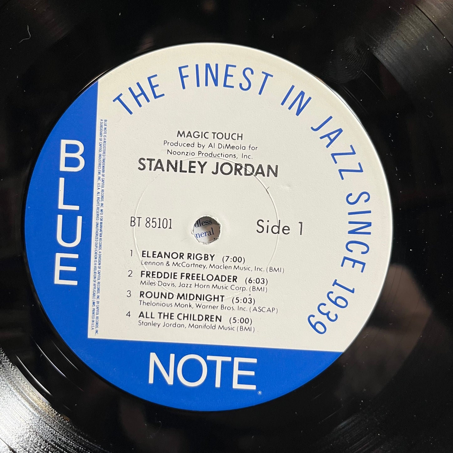 Stanley Jordan - Magic Touch (VINYL) | Excellent+ (EX+) Excellent+ (EX+)-