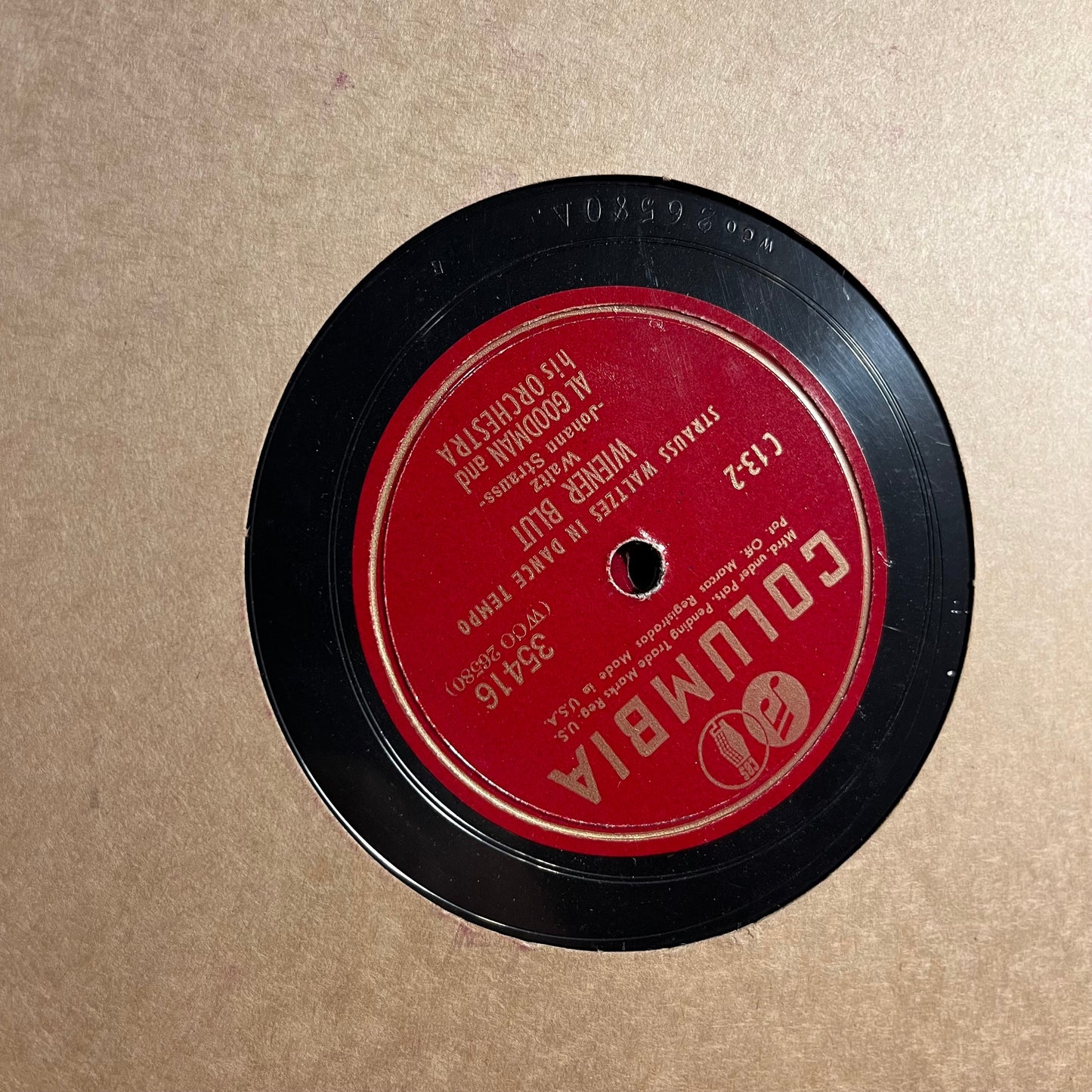 Al Goodman And His Orchestra - Strauss Waltzes In Dance Tempo *78 RPM 4X10* | Excellent (EX) Very Good (VG)-