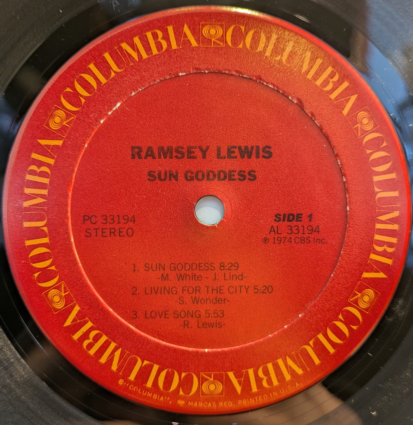 Ramsey Lewis - Sun Goddess (VINYL) | Near Mint (NM) Very Good Plus (VG+)-