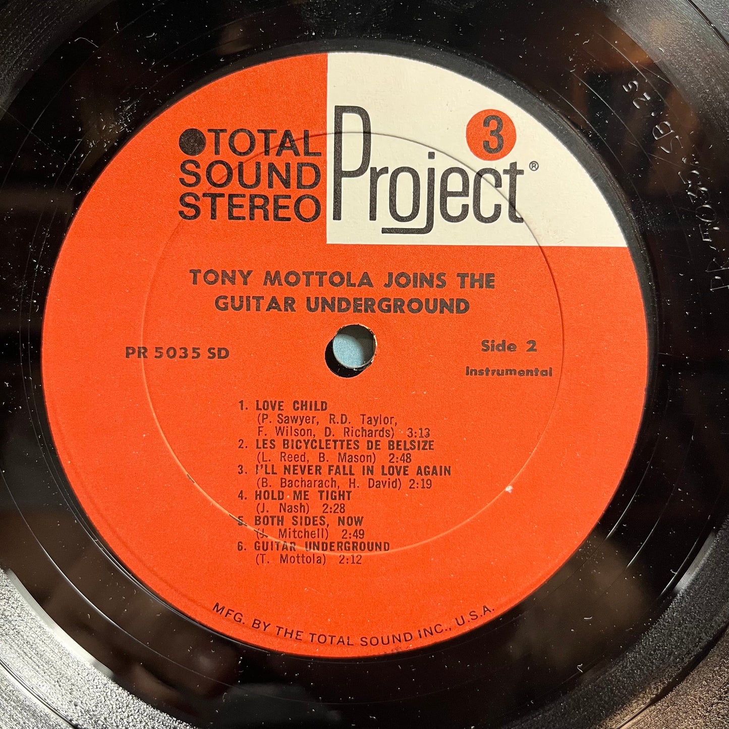 Tony Mottola - Tony Mottola Joins The Guitar Underground (VINYL) | Near Mint- (NM-) Near Mint (NM)-