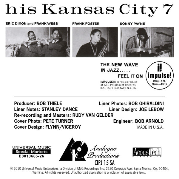 Count Basie And The Kansas City Seven - Count Basie And The Kansas City 7 (SACD) | Near Mint (NM or M-)-