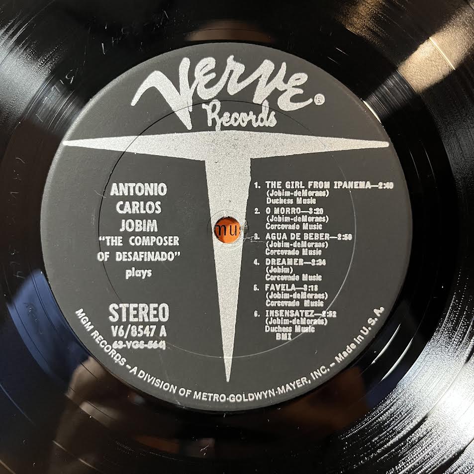 Antonio Carlos Jobim - The Composer Of Desafinado, Plays (VINYL) | Near Mint (NM) Excellent (EX)-