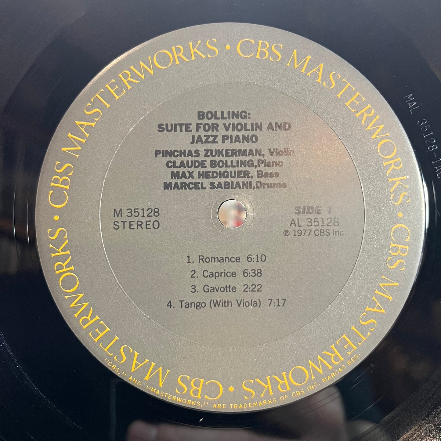 Pinchas Zukerman - Suite For Violin And Jazz Piano (LP) | Near Mint (NM) Near Mint (NM)-