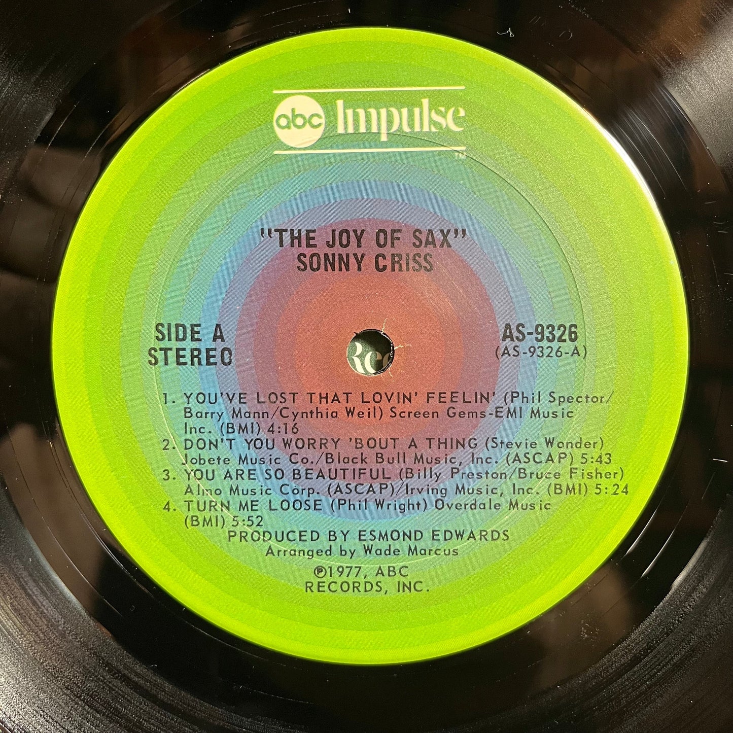Sonny Criss - The Joy Of Sax (LP) | Near Mint (NM) Excellent (EX)-