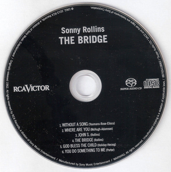 Sonny Rollins - The Bridge (SACD) | Near Mint (NM) Near Mint (NM)-