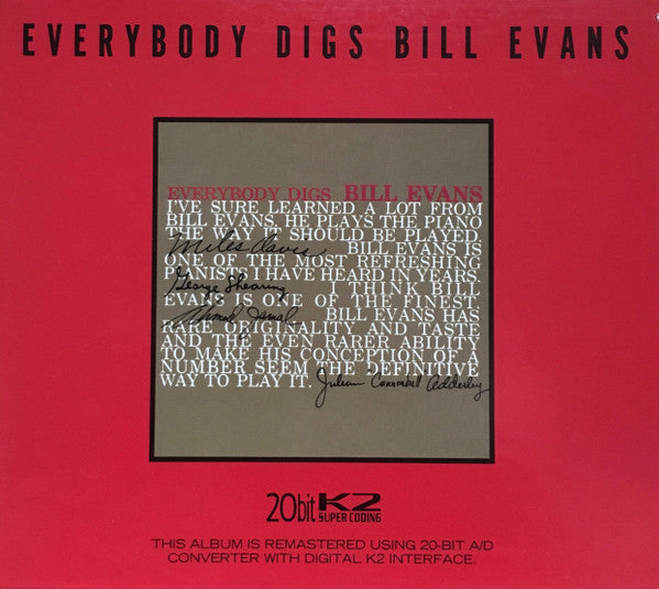 The Bill Evans Trio - Everybody Digs Bill Evans (CD) | Near Mint (NM) Near Mint (NM)-