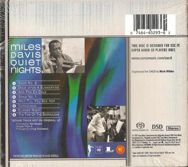 Miles Davis - Quiet Nights (SACD) | Near Mint (NM) Near Mint (NM)-