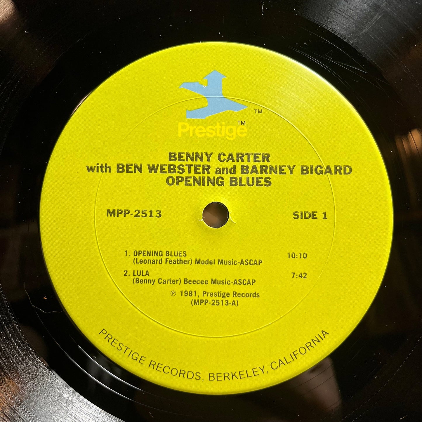 Benny Carter - Opening Blues (LP) | Near Mint (NM) Near Mint (NM)-
