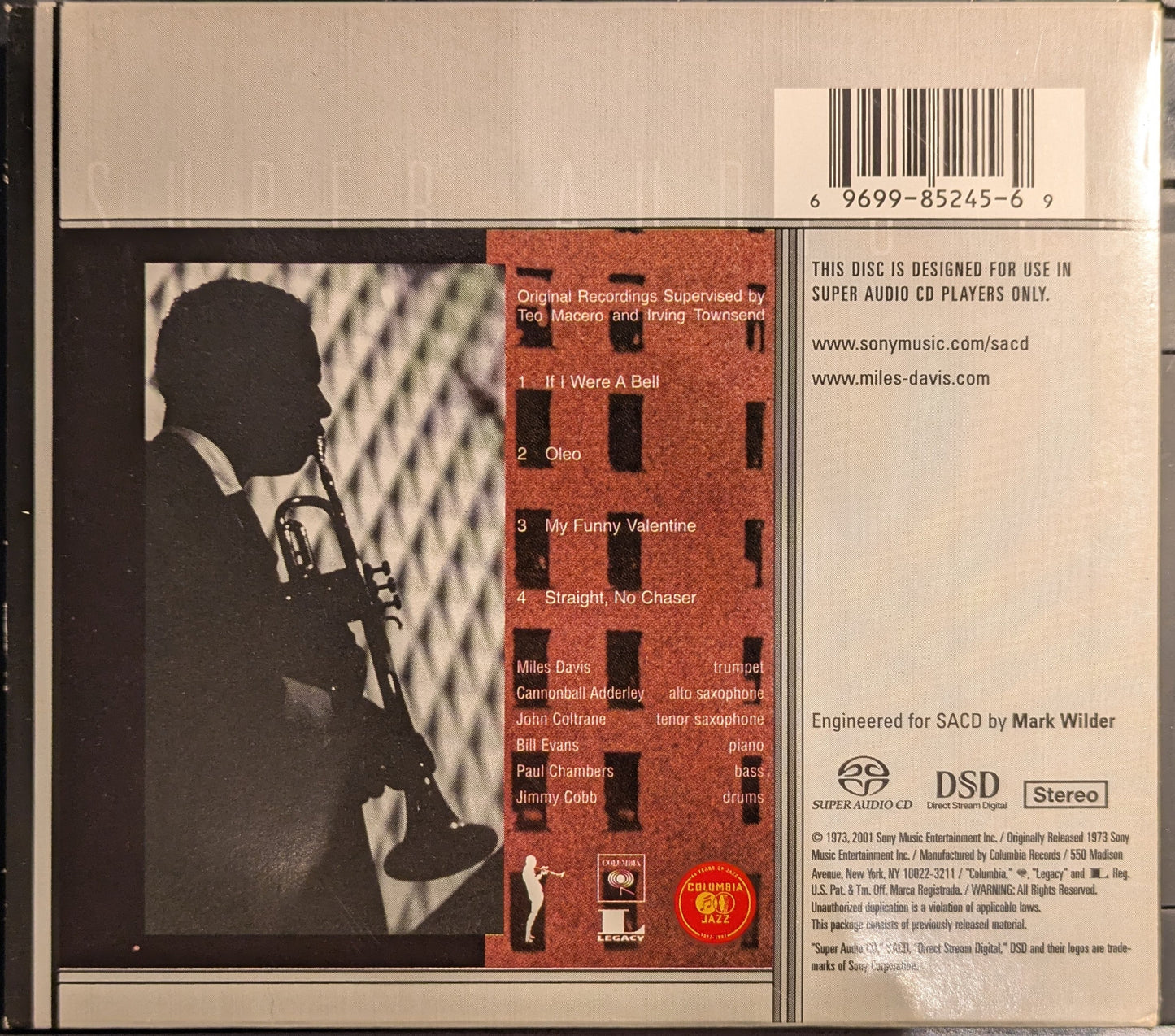 The Miles Davis Sextet - Jazz At The Plaza Volume 1 (SACD) | Near Mint (NM) Near Mint (NM)-