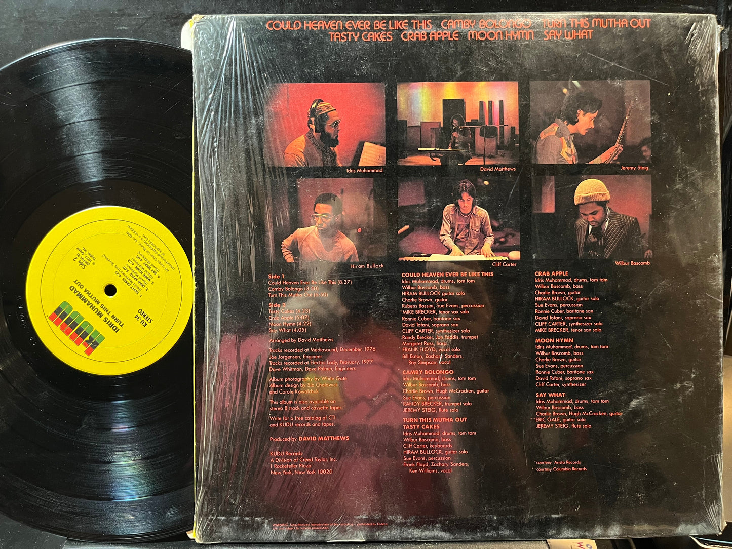 Idris Muhammad - Turn This Mutha Out (VINYL LP Kudu 34) | NEW Very Good (VG) Near Mint (NM)-