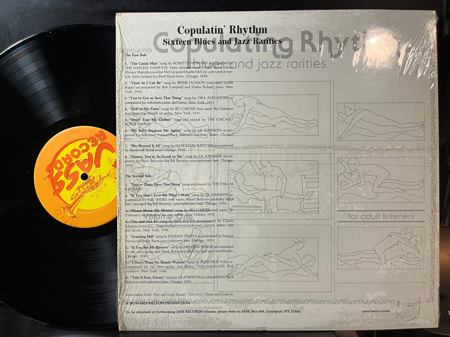 Various - Copulating Rhythm Volume One (VINYL LP) | Near Mint (NM or M-) Near Mint (NM)-