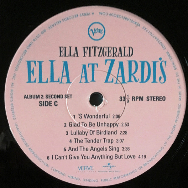 Ella Fitzgerald - Ella At Zardi's | Mint (M) Mint (M)-