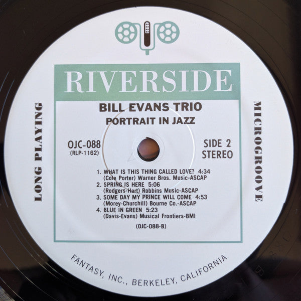 The Bill Evans Trio - Portrait In Jazz (VINYL) | Mint (M) Mint (M)-