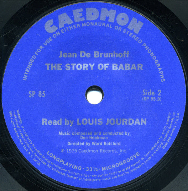 Jean De Brunhoff - The Story Of Babar The Little Elephant | Near Mint (NM) Very Good Plus (VG+)-