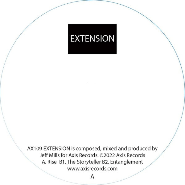 Jeff Mills - Extension (VINYL 12" Axis AX109) |--