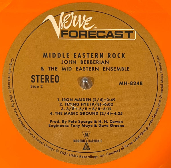 John Berberian And The Rock East Ensemble - Middle Eastern Rock | Mint (M) Mint (M)-