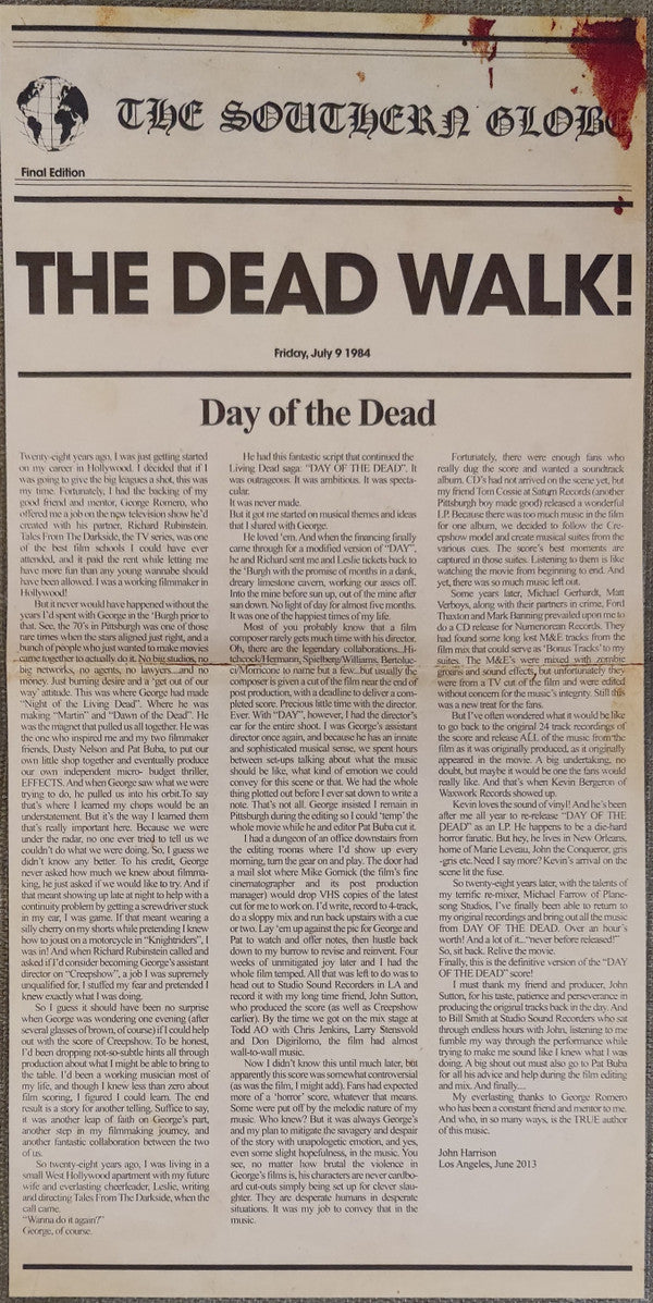 George A. Romero's Day Of The Dead | Mint (M) Mint (M)-