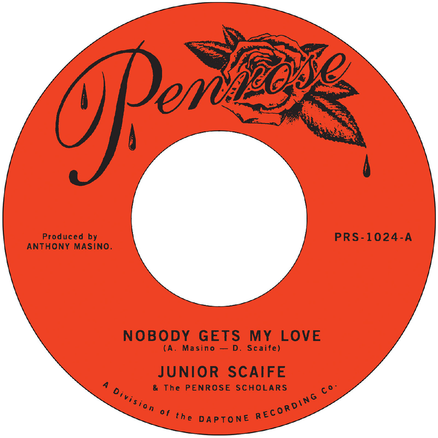 Junior Scaife - Nobody Gets My Love B/W Too Much Too Soon (7" VINYL) | Mint (M) Mint (M)-