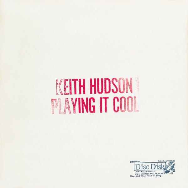 Keith Hudson - Playing It Cool & Playing It Right (LP) | Mint (M) Mint (M)-