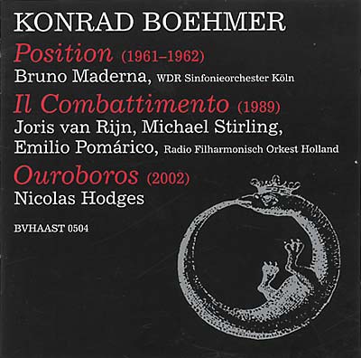 Konrad BoehmerPosition/Il Combattimento/Ouroboros |-