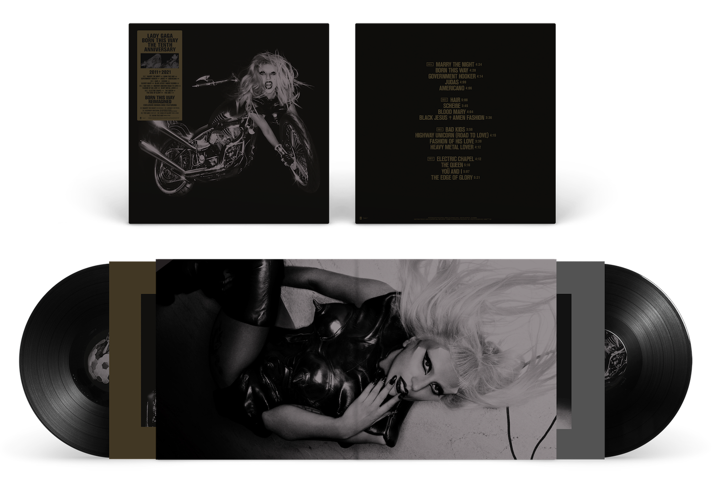 Lady Gaga - Born This Way: The Tenth Anniversary Edition (3 Lp's) | Mint (M) Mint (M)-