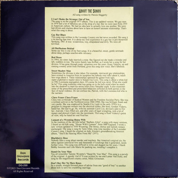 Blackberry Rose And Other Songs & Sorrows From Lavender Country | Mint (M) Mint (M)-