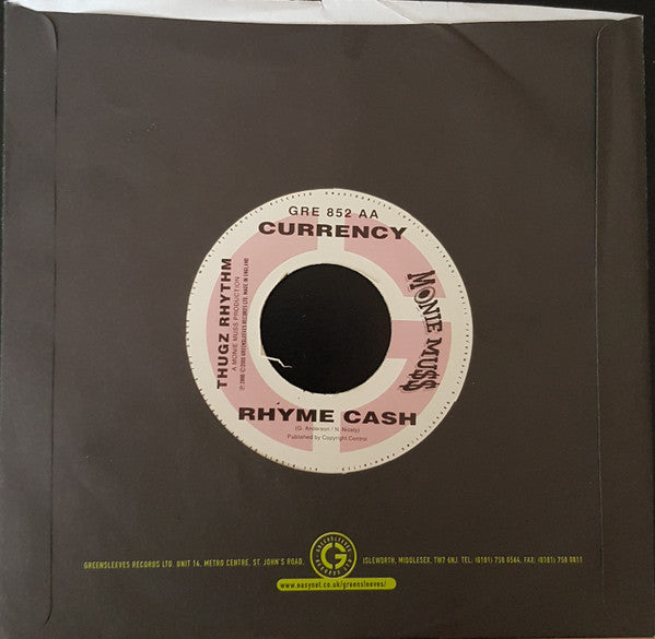 Lexxus / Currency - Connis / Rhyme Cash | Very Good Plus (VG+) Generic--