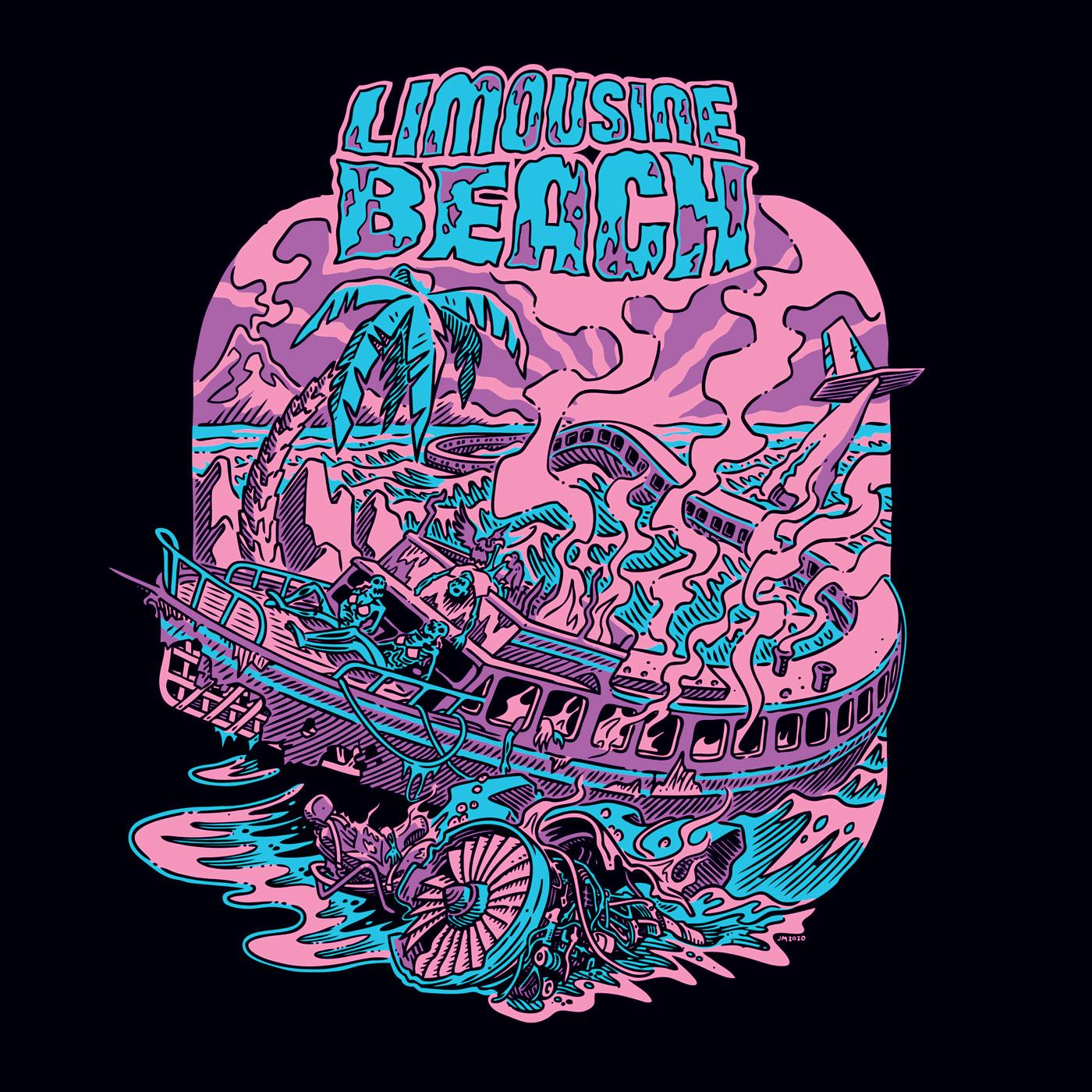 LIMOUSINE BEACH - Limousine Beach (OPAQUE BLUE VINYL) |-