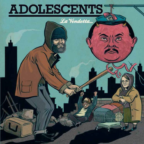 Los Adolescents - La Vendetta E Un Piatto Che Va Servito Freddo (Blue Marble Vinyl) |-