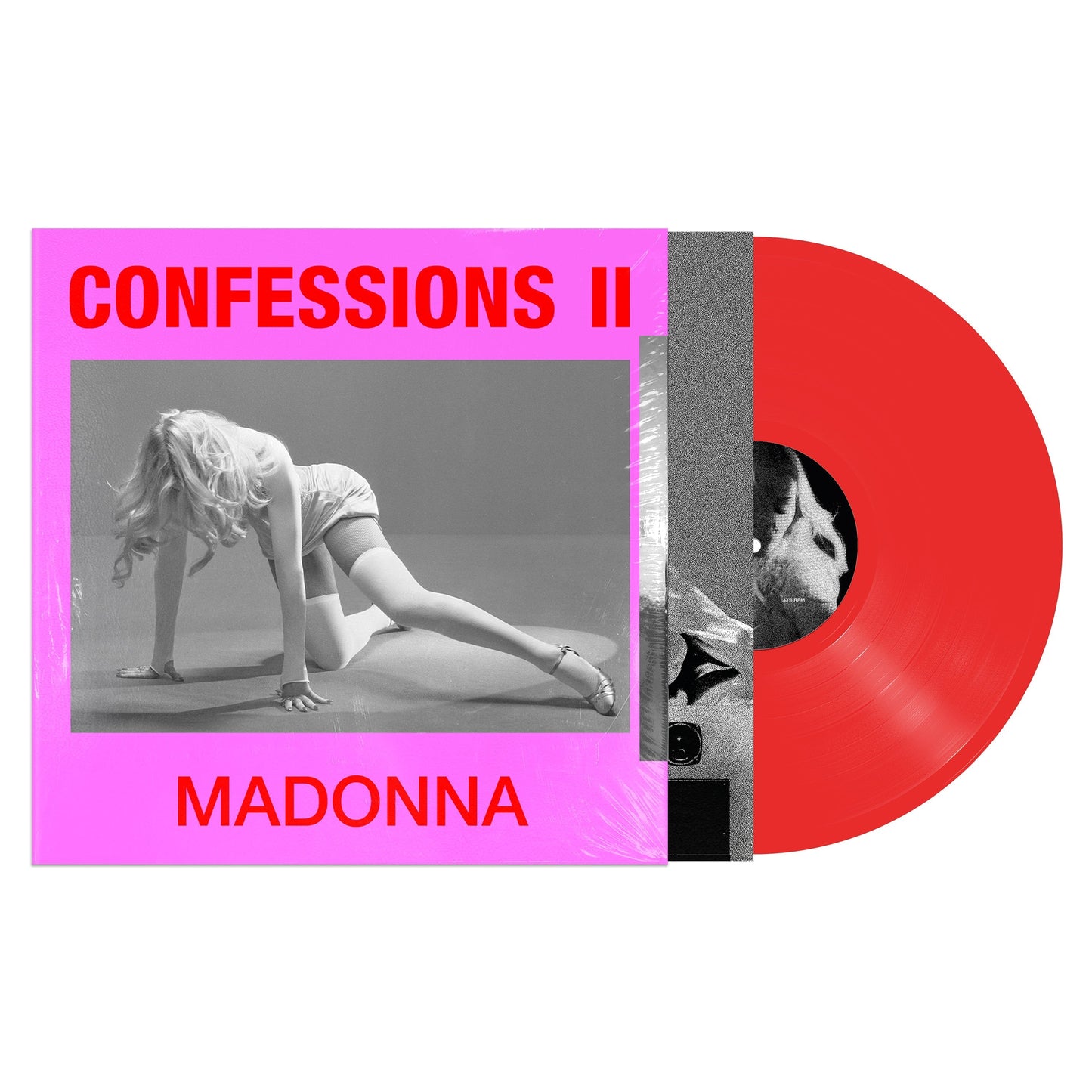 Madonna - Confessions II (POSTER CLEAR RED VINYL LP) | NEW Mint (M) Mint (M)-