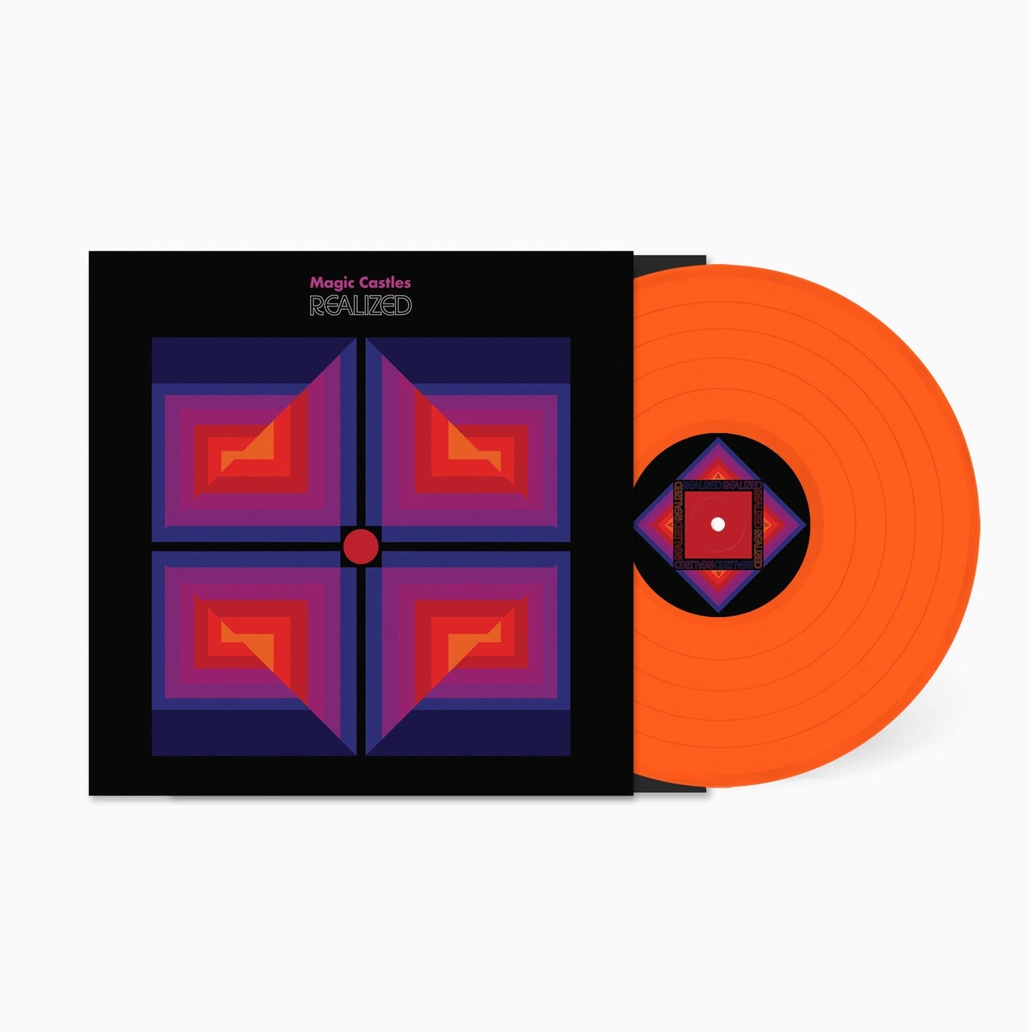 MAGIC CASTLES - Realized (NEON ORANGE VINYL) | Mint (M) Mint (M)-