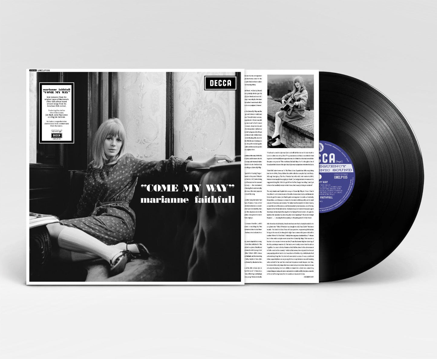 Marianne Faithfull - Come My Way (Remastered VINYL) | Mint (M) Mint (M)-