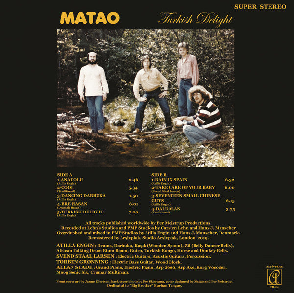 Matao With Atilla Engin - Turkish Delight | Mint (M) Mint (M)-