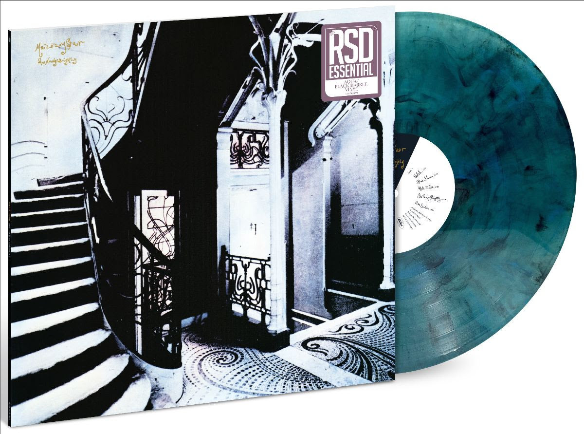 Mazzy Star - She Hangs Brightly (RSD Essential Edition Aqua & Black Marble VINYL | Mint (M) Mint (M)-