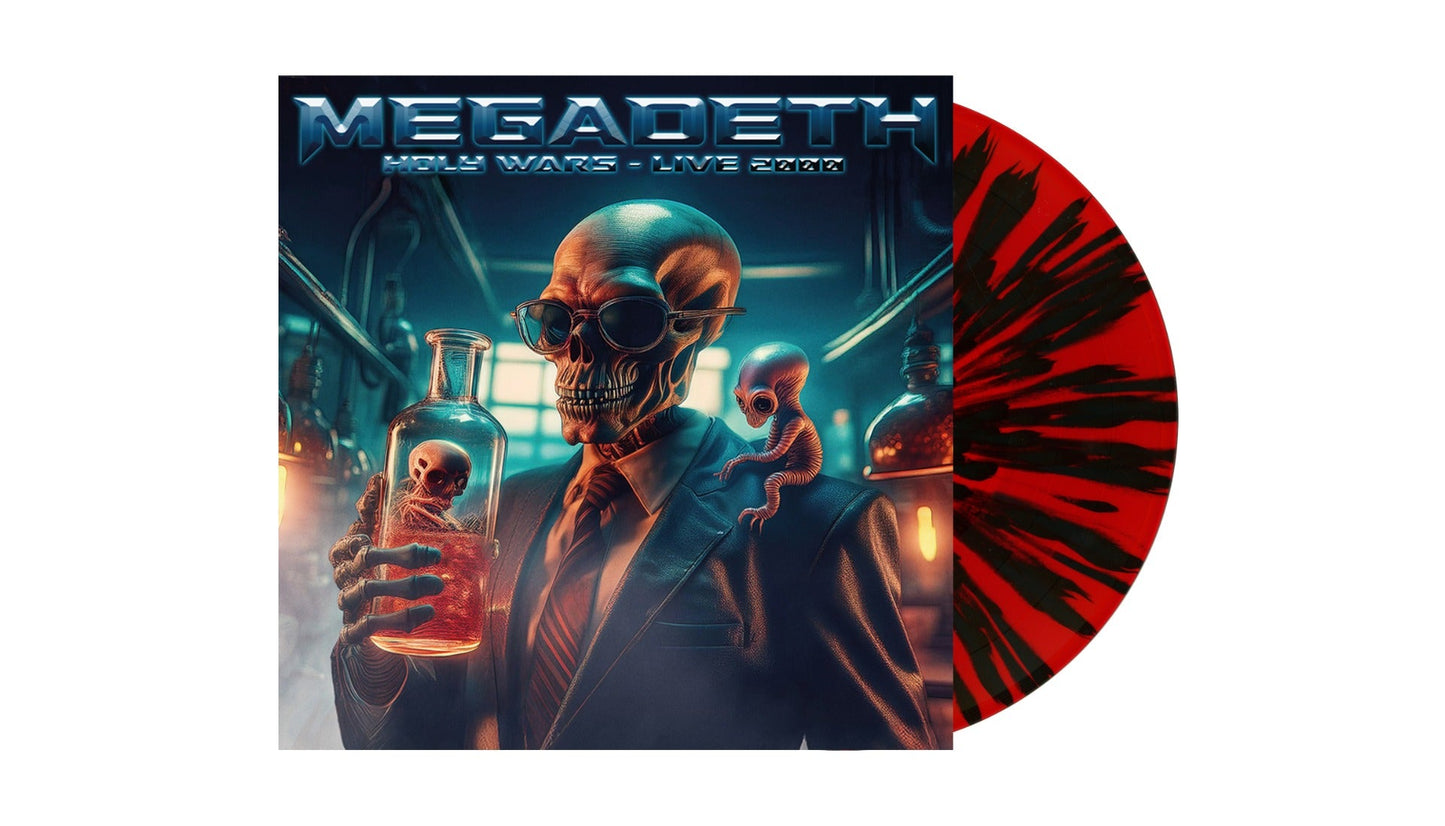 Megadeth - Holy Wars - Live 2000 (Red W/ Black Splatter VINYL) | Mint (M) Mint (M)-