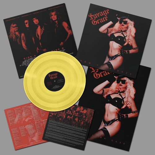 Savage Grace - New York Daze (YELLOW VINYL LP + POSTER) | NEW Mint (M) Mint (M)-
